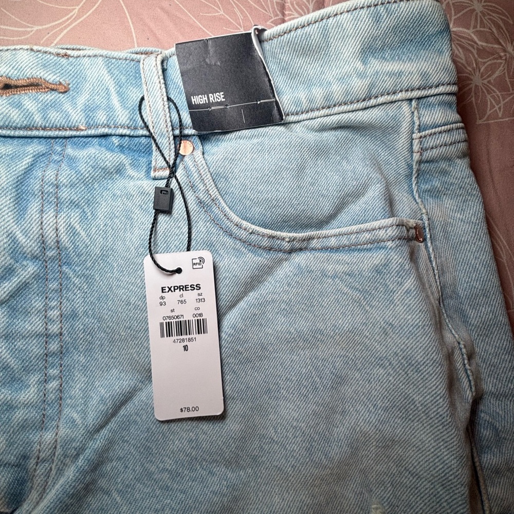 Express High Rise Denim Jeans - Picture 2 of 4